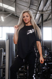 Circle Logo Tee in Black