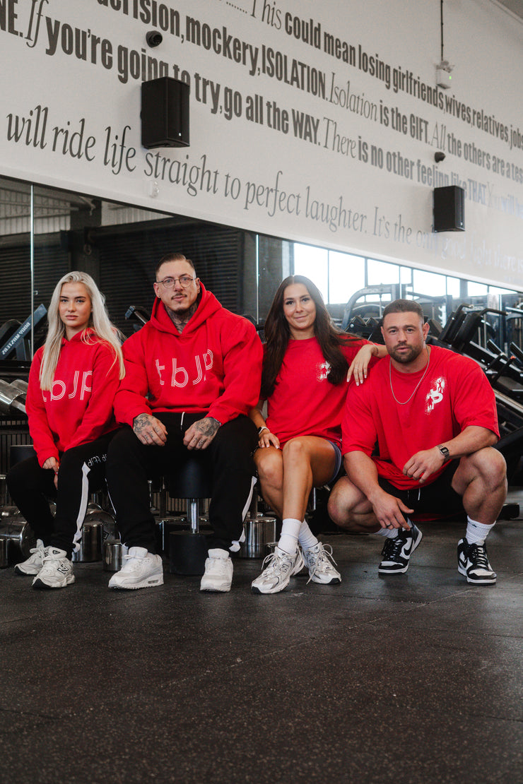 DNFM Hoodie in Red