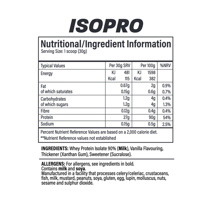 IsoPro 1 kg 33 servings