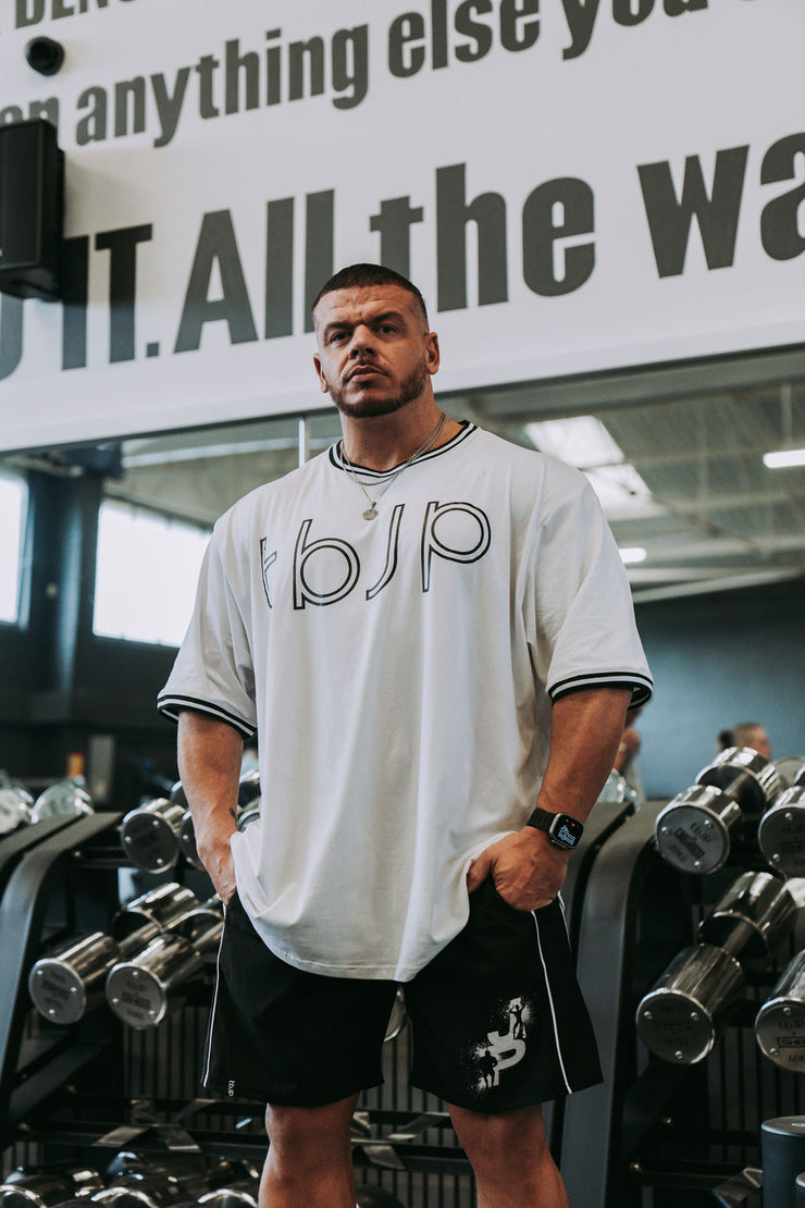 Trim Detail Tshirt in White