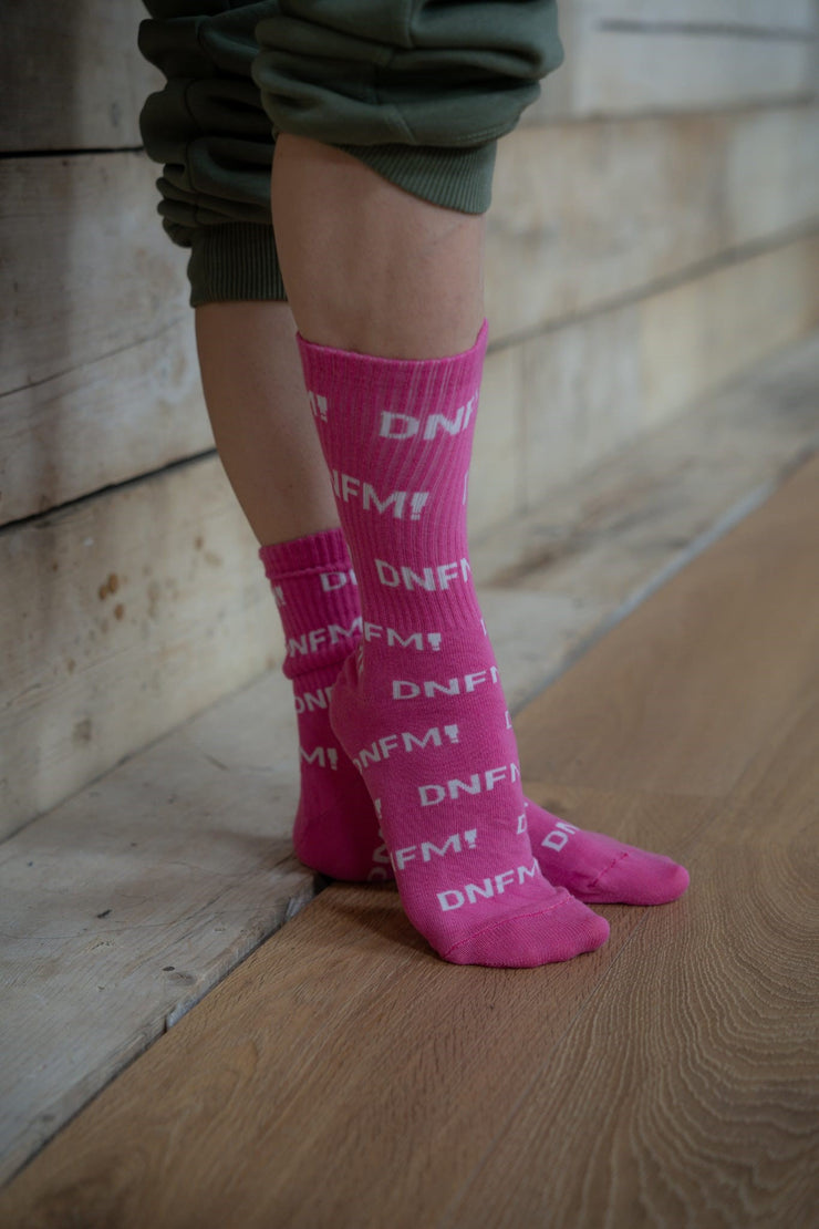 DNFM Socks in Hot Pink