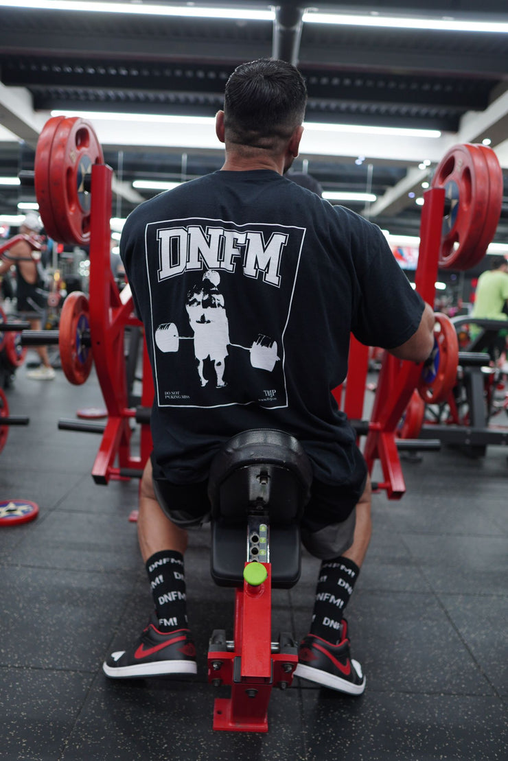 DNFM, Graphic Tee in Black