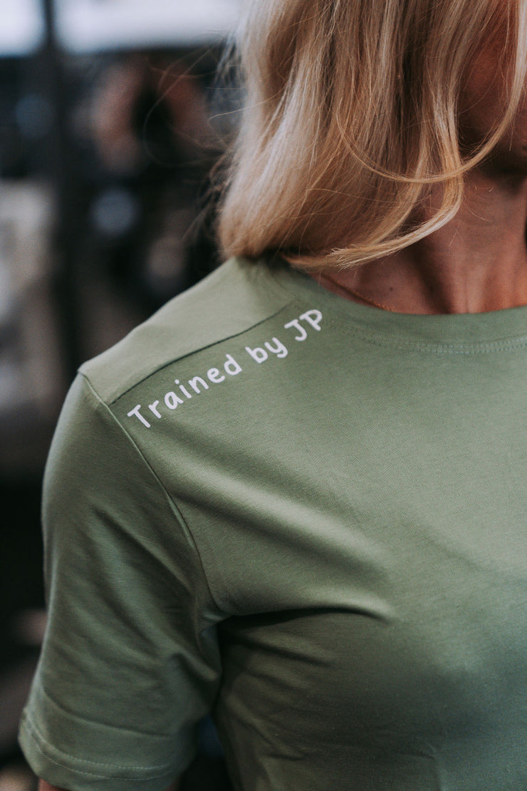 Shoulder Logo Tee in Green