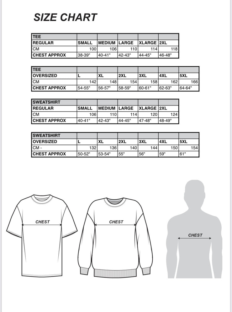 Sizing - Understanding the Size Charts & Measurements