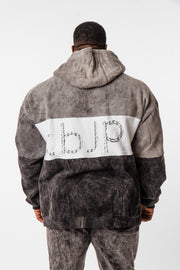 Distressed Zip Up Hoodie – The Ability to Progress At All Costs