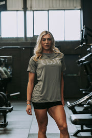 Tight Fit Tee in Grey